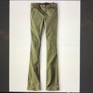 Olive Green BootCut Pants - American Eagle